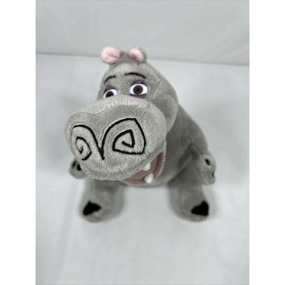 Madagascar Gloria Hippo Plush 10" Stuffed Animal Hippopotamus 2005 Russ Safari‎
